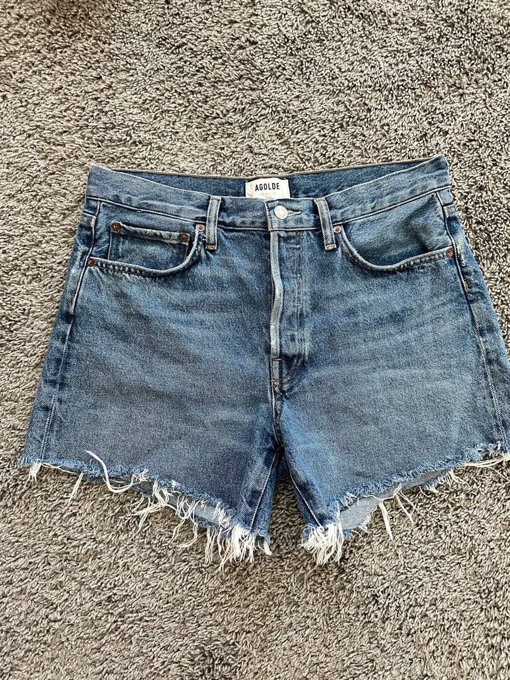AGOLDE Women's Parker Long Shorts -size 28